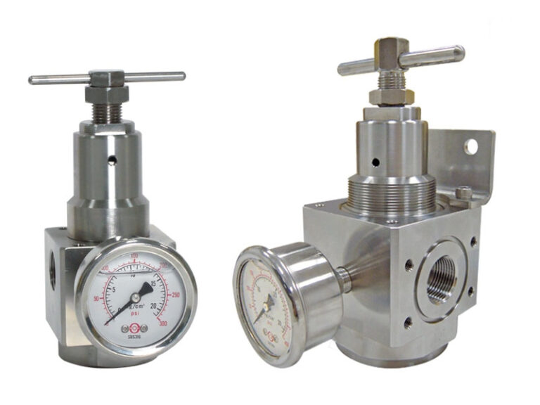 Maximator MSS-R Series Stainless Steel Compressed Air Line Regulator